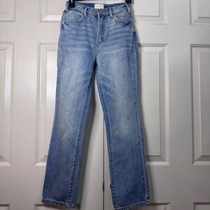 Every Womens‎ High Rise Straight Leg Ankle Jeans Light Wash Dillards size 24